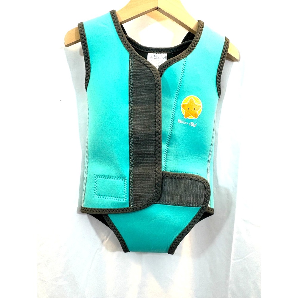 bblüv Wräp Baby and Toddler Swim Vest - Warm Neoprene Aqua Size:‎ 6-18 months - Picture 3 of 7
